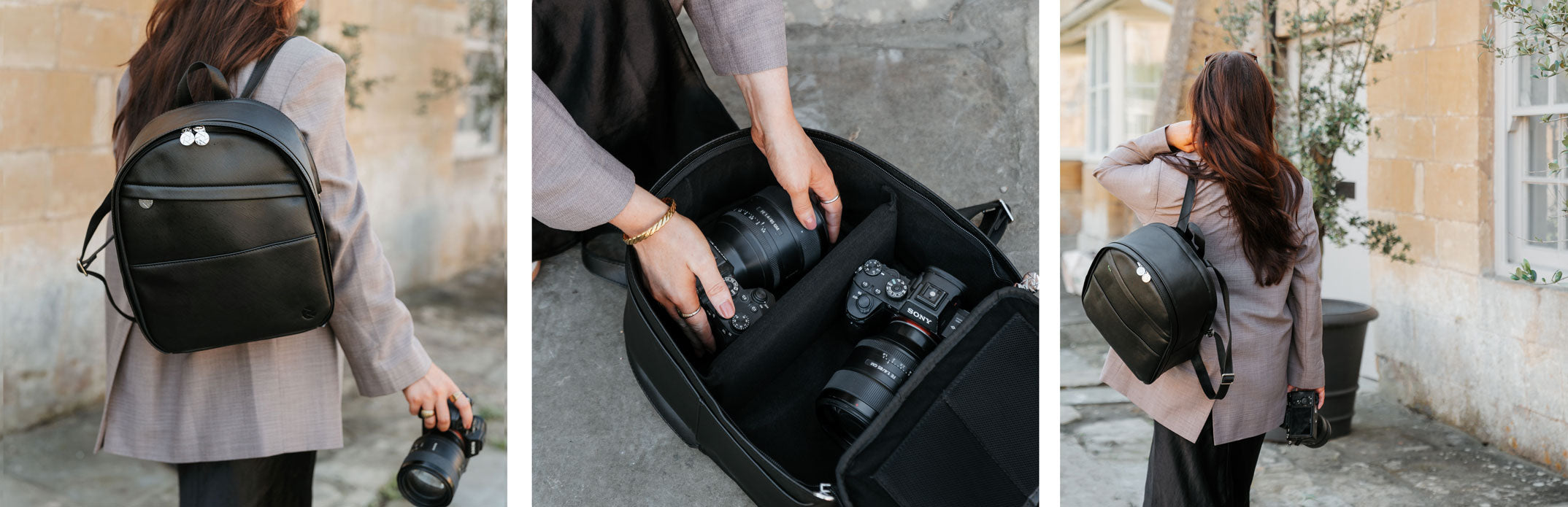 Large DSLR Camera Backpack for Travel Outdoor - KENTFAITH